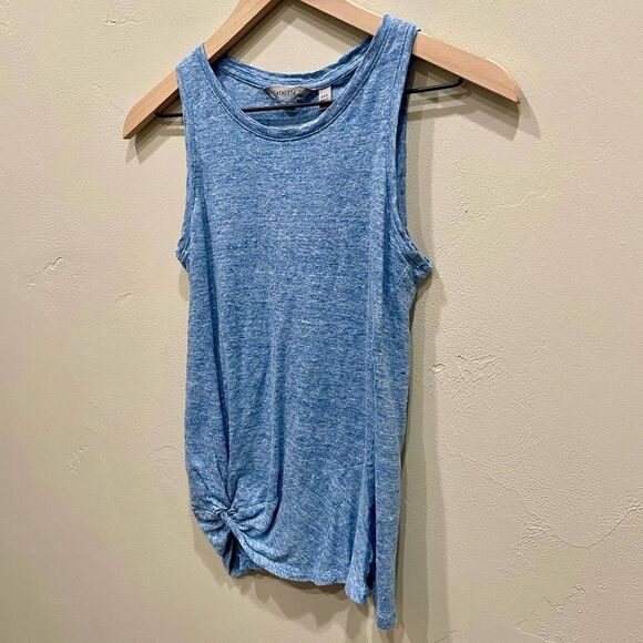 Athleta Knot Zephyr Blue Tank Top - Size: XXS - Picture 5 of 7